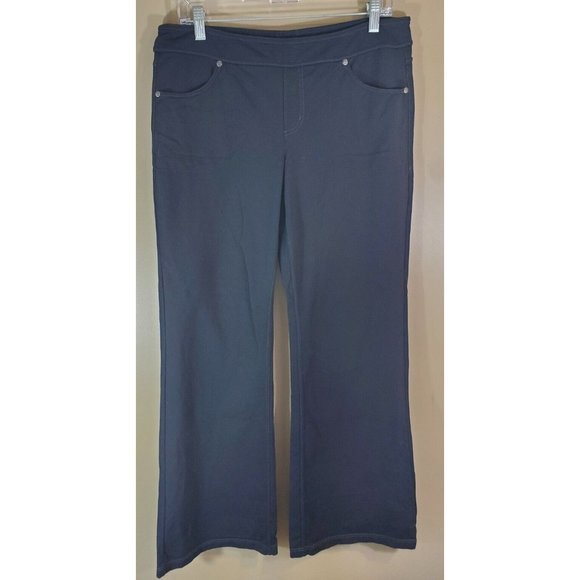 Athleta Pants & Jumpsuits Athleta Bettona Black Flare Yoga Pants Sz L Poshmark